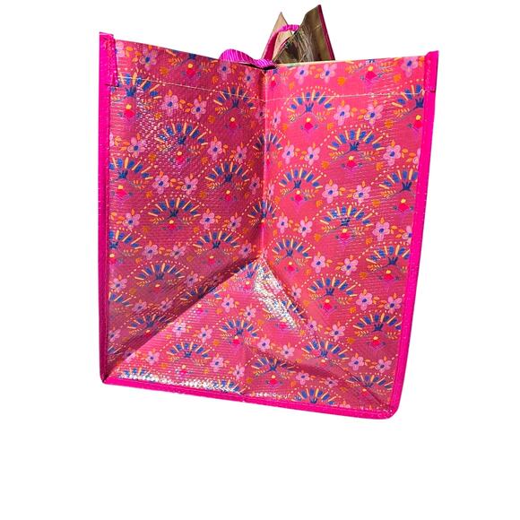 Carry All Happy Tote Bag Love Hope Peace Natural Life - Picture 4 of 6